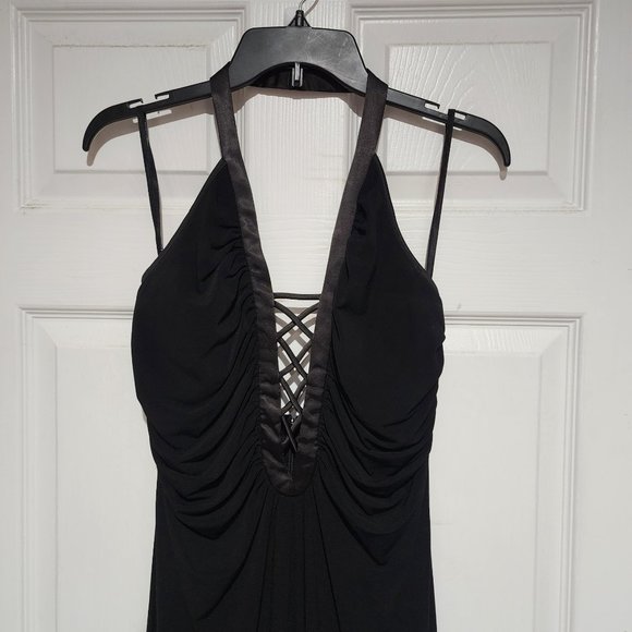 Nine 2 Nine, Size 12, Black long dress - Picture 3 of 6
